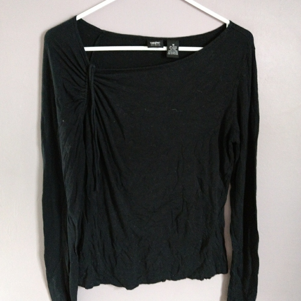 Ruched Front Dress Shirt